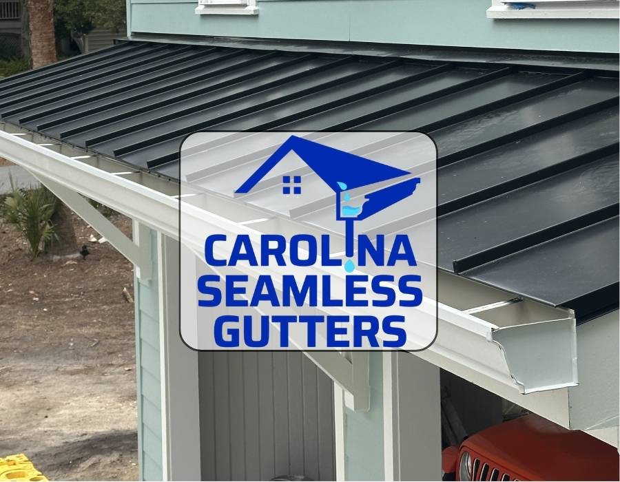Carolina Seamless Gutters new gutter installation in Bluffton SC